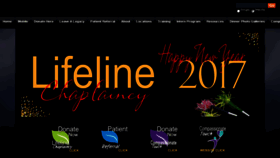 What Lifelinechaplaincy.org website looked like in 2016 (7 years ago)