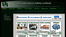 What Labsafetyinstitute.org website looked like in 2016 (7 years ago)