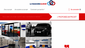 What Lafinancieredusport.fr website looked like in 2016 (7 years ago)