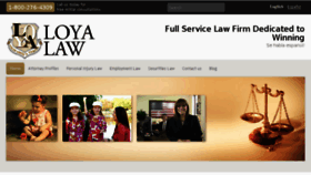 What Loyalaw.com website looked like in 2016 (7 years ago)