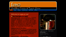 What Lopezonlee.com website looked like in 2016 (7 years ago)