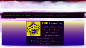 What Lhhconsulting.com website looked like in 2016 (7 years ago)