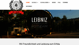 What Leibniz-gymnasium.de website looked like in 2016 (7 years ago)