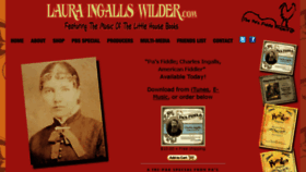 What Laura-ingalls-wilder.com website looked like in 2016 (7 years ago)