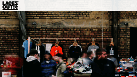 What Lacesout.co.uk website looked like in 2016 (8 years ago)