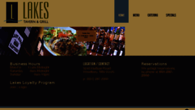 What Lakestavernandgrill.com website looked like in 2016 (7 years ago)