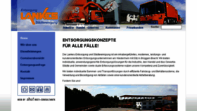 What Lankes-entsorgung.de website looked like in 2016 (7 years ago)