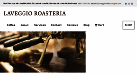 What Laveggiocoffee.com website looked like in 2016 (7 years ago)