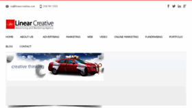 What Linearcreative.com website looked like in 2016 (7 years ago)