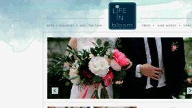 What Lifeinbloomchicago.com website looked like in 2016 (7 years ago)
