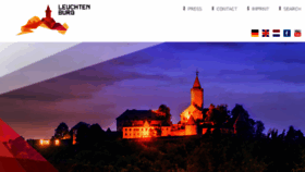 What Leuchtenburg.de website looked like in 2016 (7 years ago)