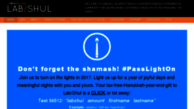 What Labshul.org website looked like in 2016 (7 years ago)