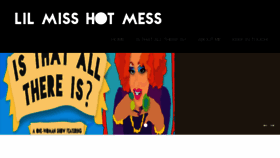 What Lilmisshotmess.com website looked like in 2016 (7 years ago)
