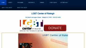 What Lgbtcenterofraleigh.com website looked like in 2016 (7 years ago)