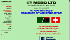 What Lockerbie.ch website looked like in 2016 (7 years ago)