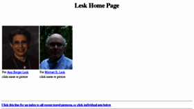 What Lesk.com website looked like in 2016 (7 years ago)