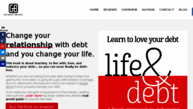 What Lifeanddebtbook.com website looked like in 2016 (7 years ago)
