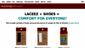 What Laceez.com website looked like in 2016 (7 years ago)