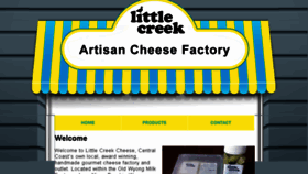 What Littlecreekcheese.com.au website looked like in 2016 (7 years ago)