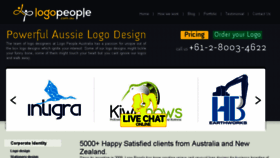 What Logopeople.com.au website looked like in 2017 (7 years ago)
