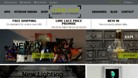 What Limelace.co.uk website looked like in 2017 (7 years ago)
