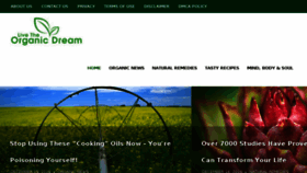 What Livetheorganicdream.com website looked like in 2017 (7 years ago)