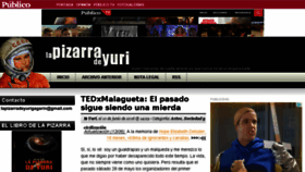 What Lapizarradeyuri.com website looked like in 2017 (7 years ago)