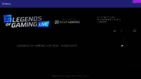 What Legendsofgaming.co.uk website looked like in 2017 (7 years ago)