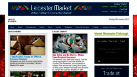 What Leicestermarket.co.uk website looked like in 2017 (7 years ago)