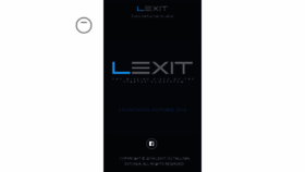 What Lexit.me website looked like in 2017 (7 years ago)