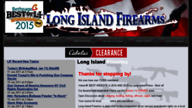 What Longislandfirearms.com website looked like in 2017 (7 years ago)