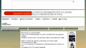 What Lavoricreativi.com website looked like in 2017 (7 years ago)