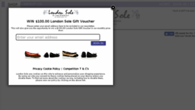 What Londonsole.com website looked like in 2017 (7 years ago)
