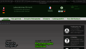What Laboratoiresbimont.fr website looked like in 2017 (7 years ago)