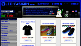 What Led-fashion.com website looked like in 2017 (7 years ago)