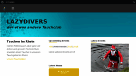 What Lazydivers.com website looked like in 2017 (7 years ago)