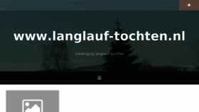 What Langlauf-tochten.nl website looked like in 2017 (7 years ago)