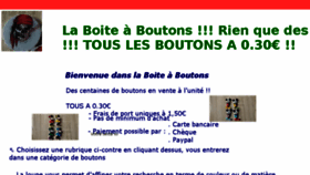 What Laboiteaboutons.fr website looked like in 2017 (7 years ago)