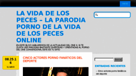 What Lavidadelospeces.es website looked like in 2017 (7 years ago)