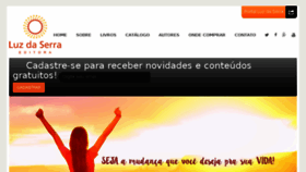 What Luzdaserraeditora.com.br website looked like in 2017 (7 years ago)
