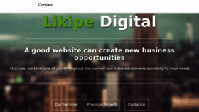 What Likipe.com website looked like in 2017 (7 years ago)