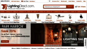 What Lightingdirect.com website looked like in 2017 (7 years ago)