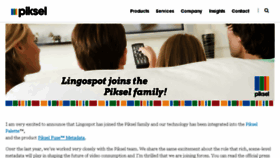 What Lingospot.com website looked like in 2017 (7 years ago)
