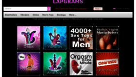 What Lapgrams.com website looked like in 2017 (7 years ago)