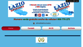 What Lazioopinioni.it website looked like in 2017 (7 years ago)