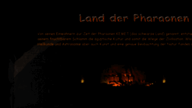 What Land-der-pharaonen.de website looked like in 2017 (7 years ago)