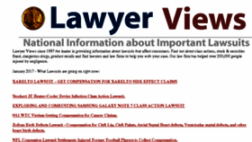 What Lawyerviews.com website looked like in 2017 (7 years ago)