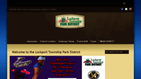 What Lockportpark.org website looked like in 2017 (7 years ago)