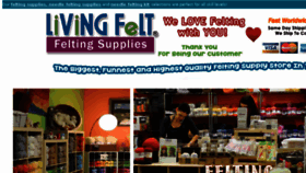 What Livingfelt.com website looked like in 2017 (7 years ago)