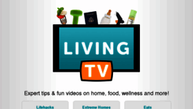What Living-tv.com website looked like in 2017 (7 years ago)